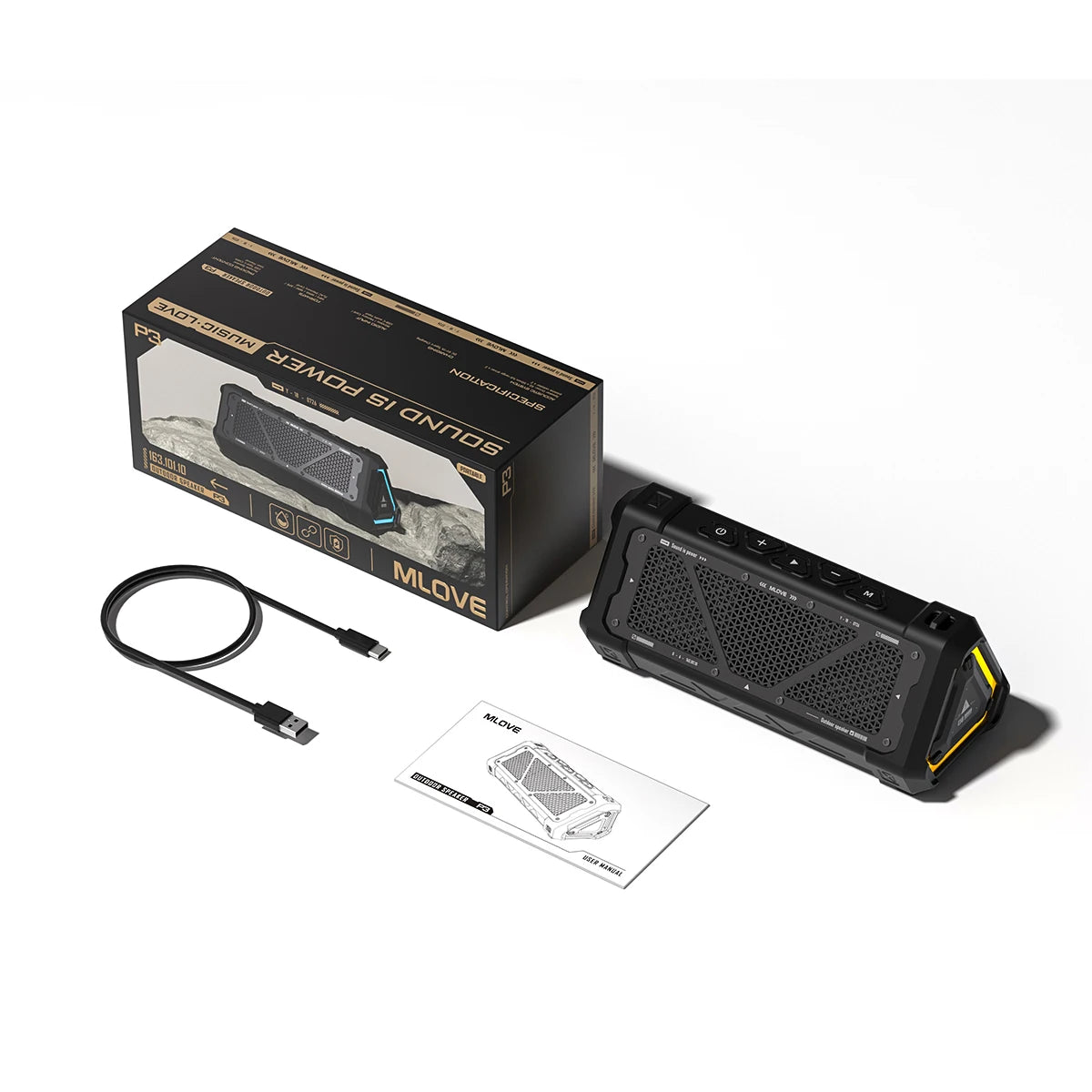 The Sonic Wave | Premium Outdoor Waterproof Bluetooth Speaker