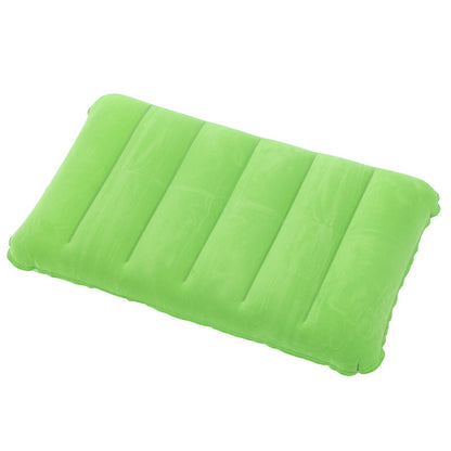Ultra-Compact Flocked Outdoor Pillow – Inflatable Beach/Camping/Nap Pillow