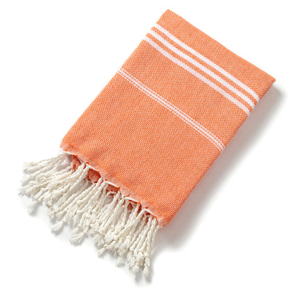 The Aegean Striped Turkish Beach Towel – Quick-Dry & Lightweight (90x180cm)