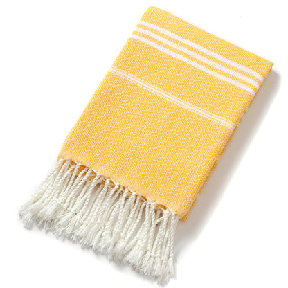 The Aegean Striped Turkish Beach Towel – Quick-Dry & Lightweight (90x180cm)