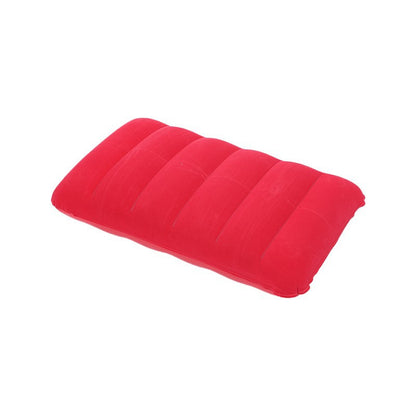 Ultra-Compact Flocked Outdoor Pillow – Inflatable Beach/Camping/Nap Pillow