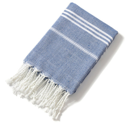 The Aegean Striped Turkish Beach Towel – Quick-Dry & Lightweight (90x180cm)