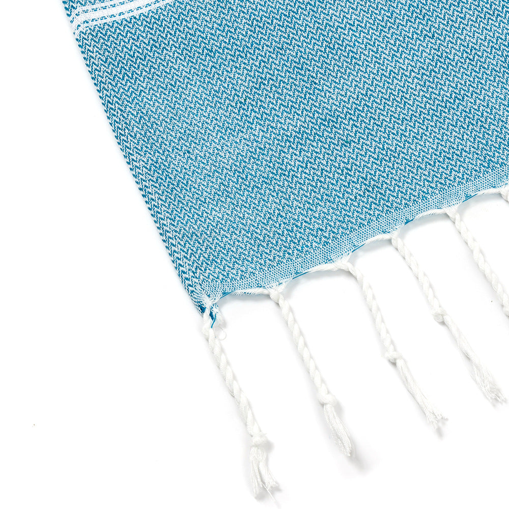 The Aegean Striped Turkish Beach Towel – Quick-Dry & Lightweight (90x180cm)
