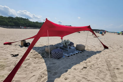 Oversized Lycra Beach Canopy Sunshade – Wind-Resistant Family Tent