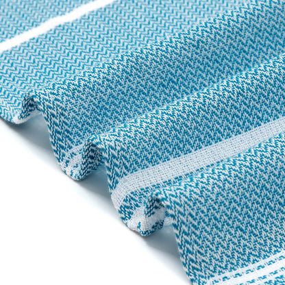 The Aegean Striped Turkish Beach Towel – Quick-Dry & Lightweight (90x180cm)