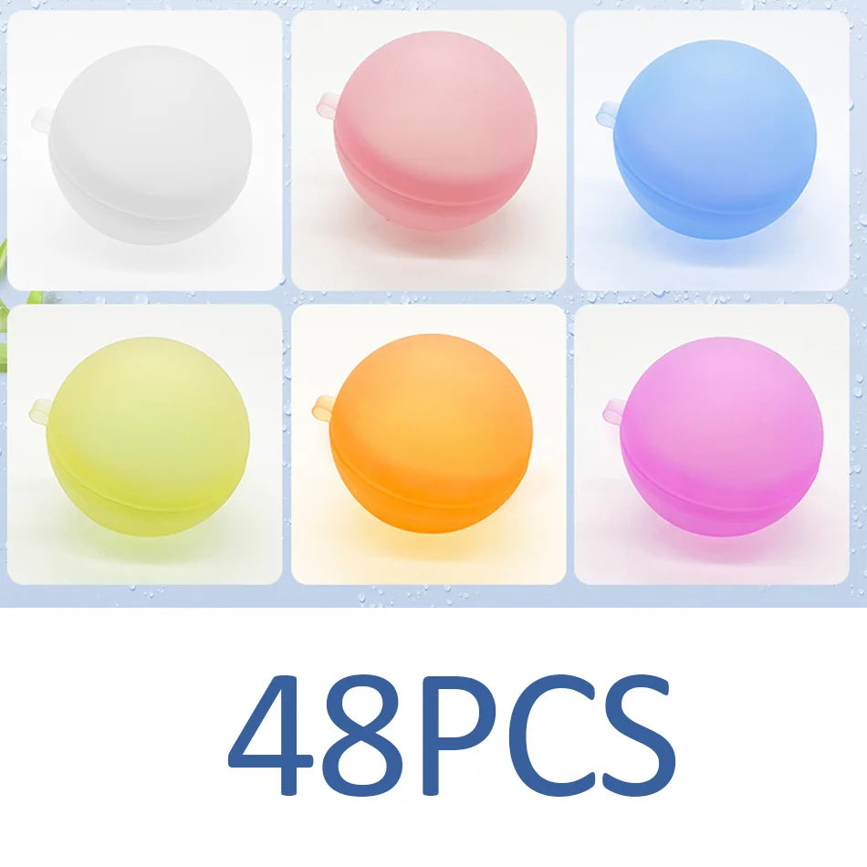 Reusable Silicone Water Balloons | Quick-Fill Self-Sealing Splash Balls