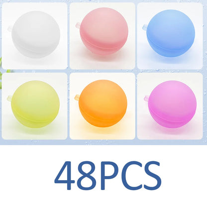 Reusable Silicone Water Balloons | Quick-Fill Self-Sealing Splash Balls