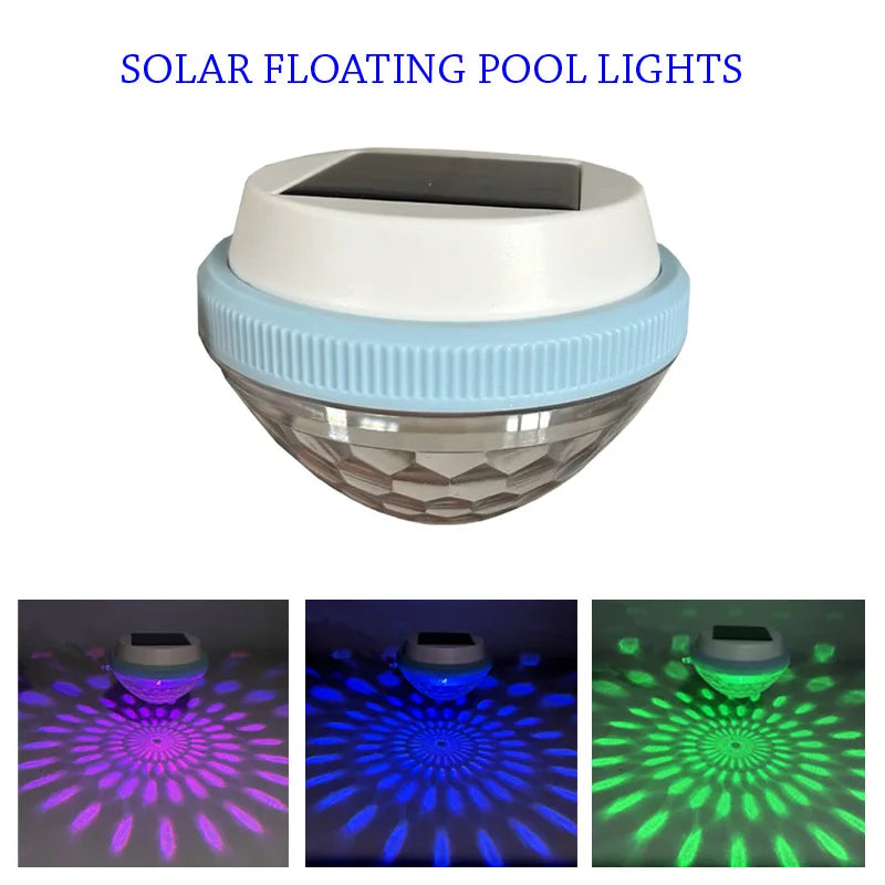 Waterproof Solar Floating Pool Lights – Color-Changing LED Glow Globes for Swimming Pools, Ponds, Backyards, and Outdoor Decor