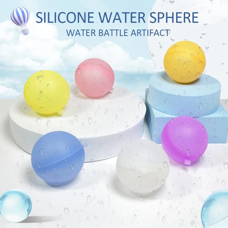Reusable Silicone Water Balloons | Quick-Fill Self-Sealing Splash Balls