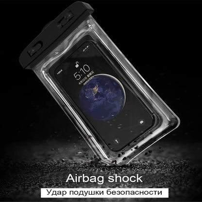 Floating Waterproof Airbag Outdoor Swimming Bag Phone Case