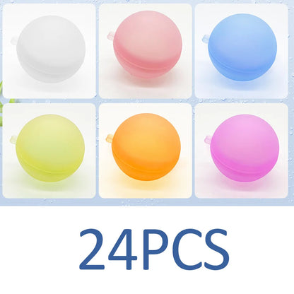 Reusable Silicone Water Balloons | Quick-Fill Self-Sealing Splash Balls