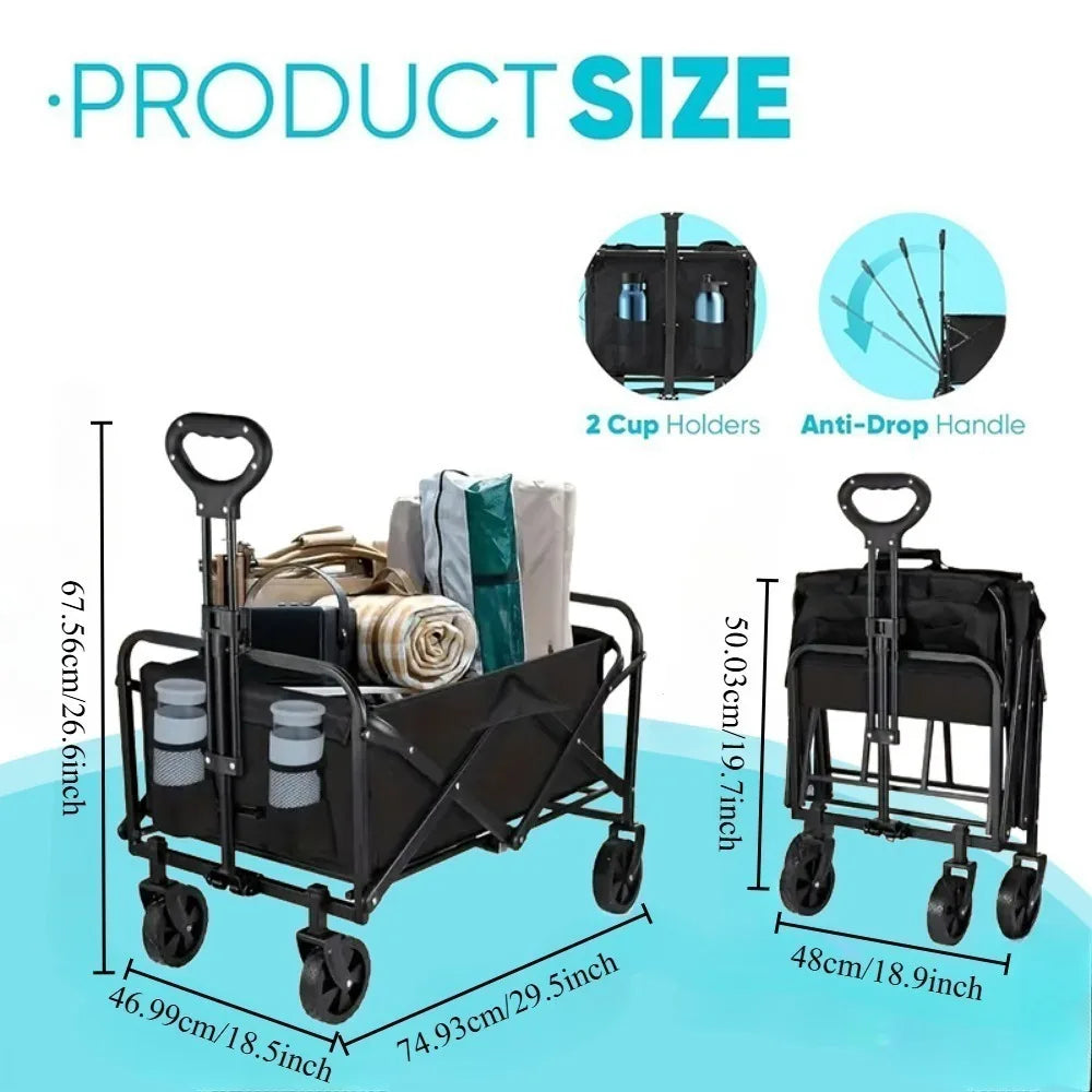 The Terrain Hauler | Heavy-Duty Collapsible Utility Wagon
