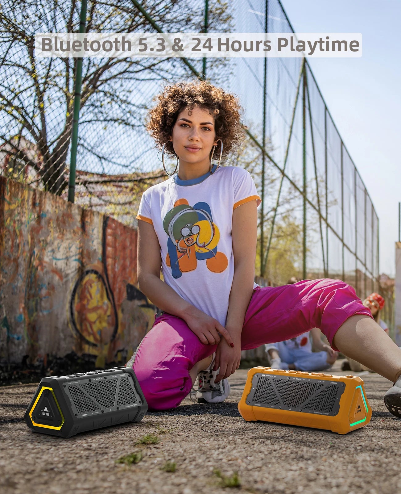 The Sonic Wave | Premium Outdoor Waterproof Bluetooth Speaker
