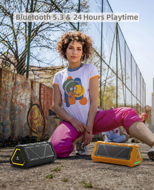 The Sonic Wave | Premium Outdoor Waterproof Bluetooth Speaker