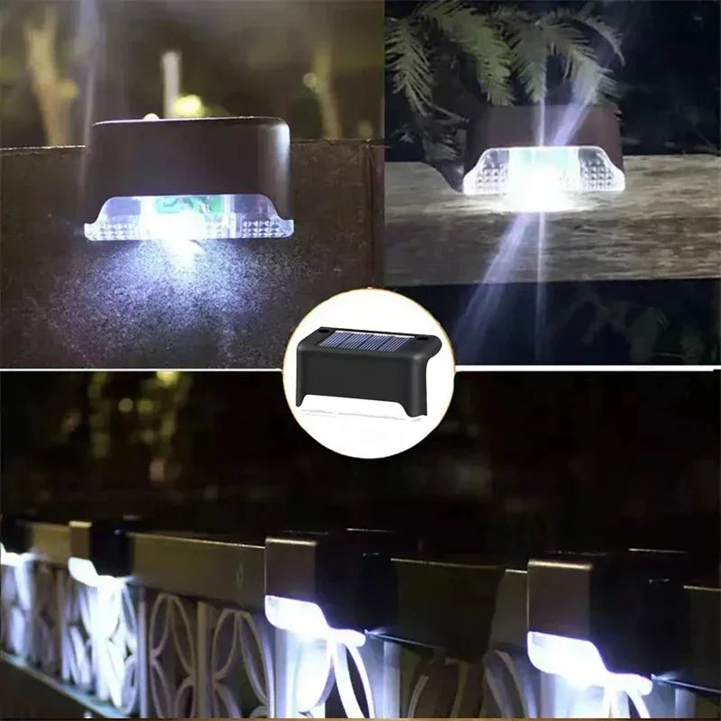 Waterproof Solar Deck & Step Lights – Outdoor LED Stair Lamp Multi-Pack for Patios, Pathways, Fences, and Backyard Garden Decor