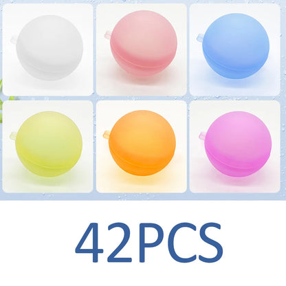 Reusable Silicone Water Balloons | Quick-Fill Self-Sealing Splash Balls