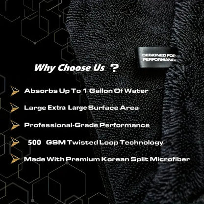 Car Microfiber Towel, oversized strong absorbent car wash cloth, high-efficiency cleaning wipe cloth