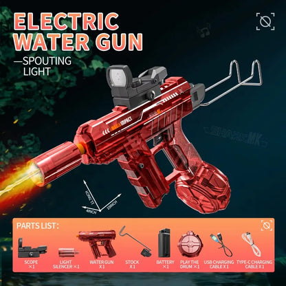 High Pressure Electric Automatic Burst Water Gun Summer Toy