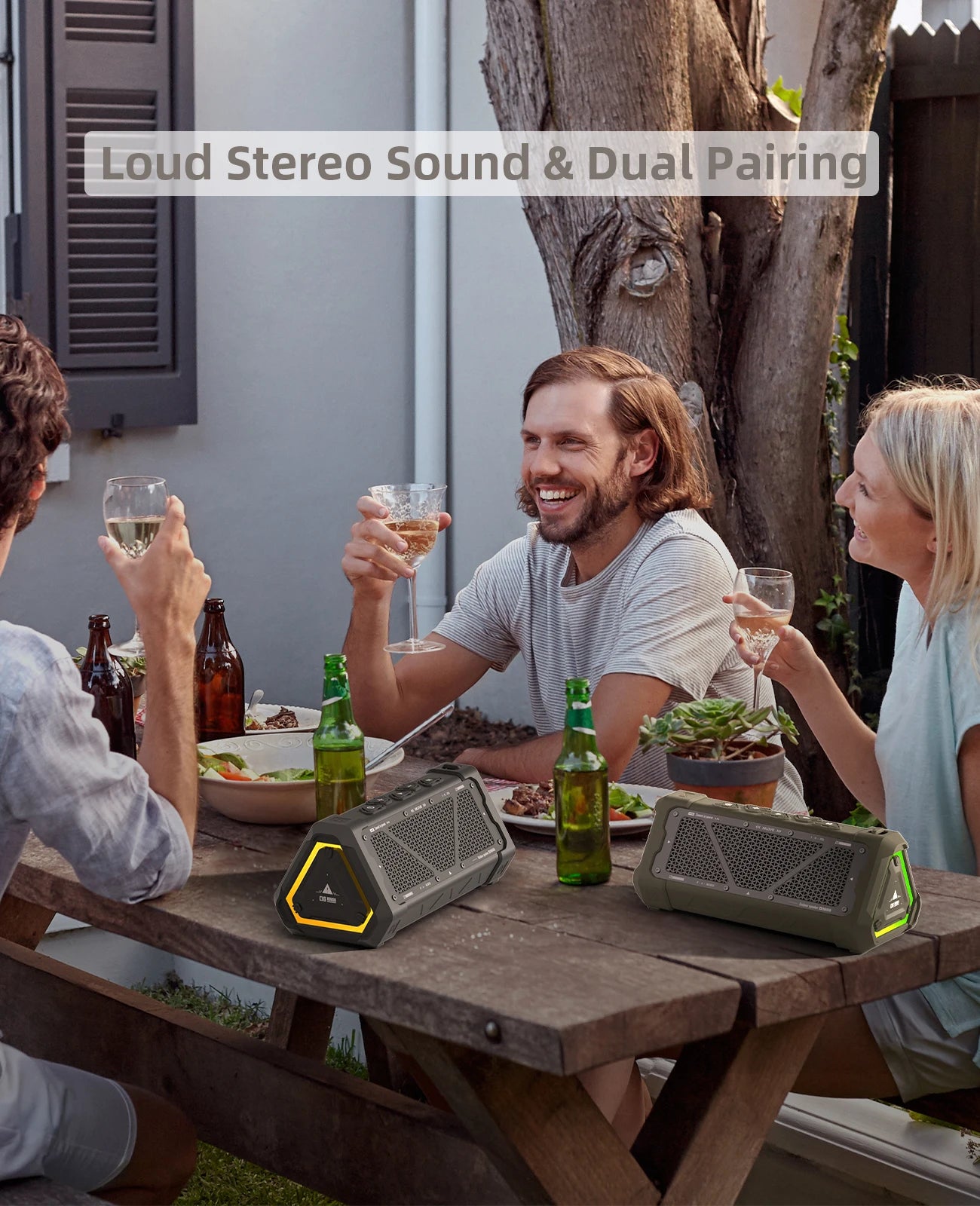 The Sonic Wave | Premium Outdoor Waterproof Bluetooth Speaker