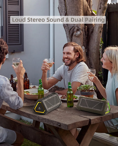 The Sonic Wave | Premium Outdoor Waterproof Bluetooth Speaker
