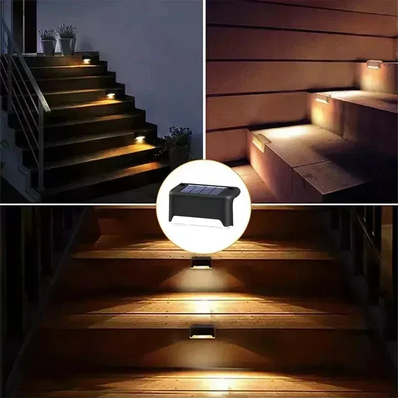 Waterproof Solar Deck & Step Lights – Outdoor LED Stair Lamp Multi-Pack for Patios, Pathways, Fences, and Backyard Garden Decor