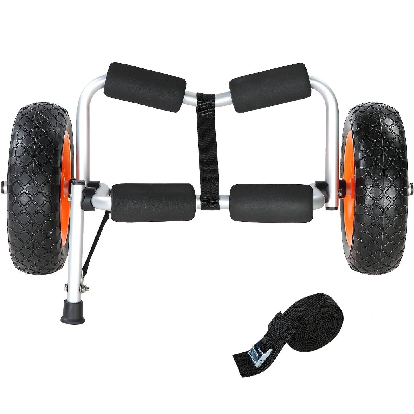 Heavy-Duty Foldable Kayak Cart | All-Terrain Canoe & Paddleboard Dolly (450 lbs Capacity)