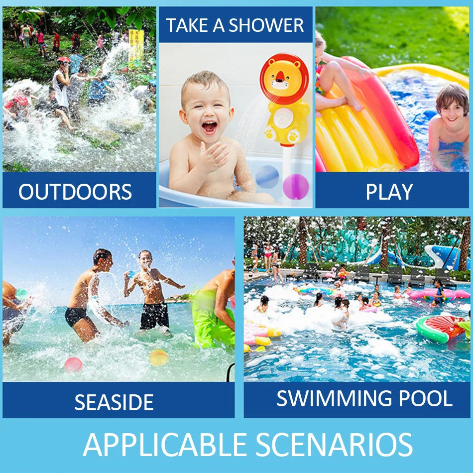 Reusable Silicone Water Balloons | Quick-Fill Self-Sealing Splash Balls