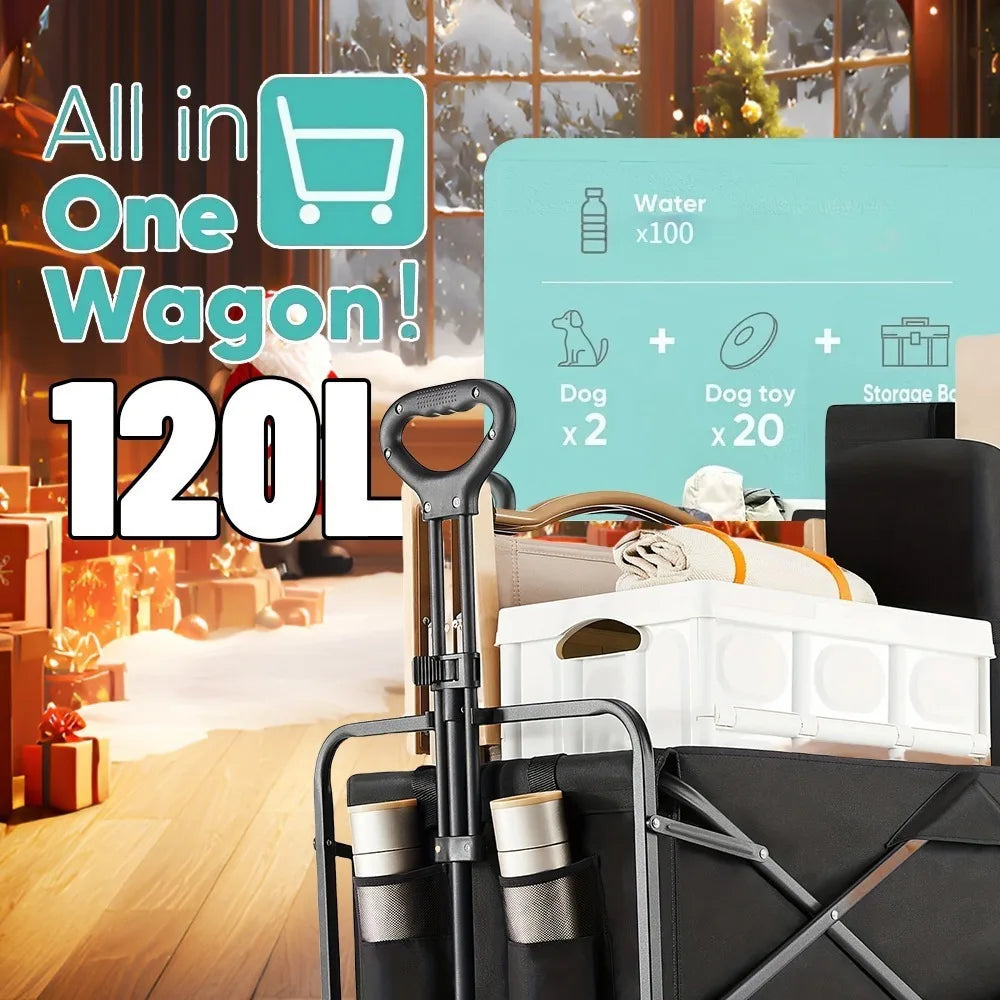 The Terrain Hauler | Heavy-Duty Collapsible Utility Wagon
