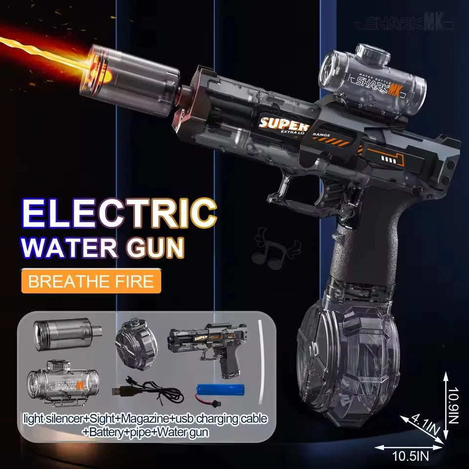 High Pressure Electric Automatic Burst Water Gun Summer Toy