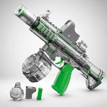 M416 Led Simulation Fire Electric Water Guns for Children Large Capacity Automatic Continuous Water Gun Kids Summer Outdoor Toys