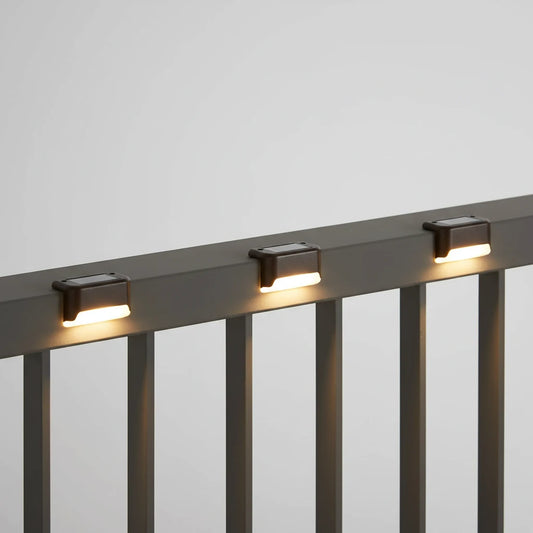Waterproof Solar Deck & Step Lights – Outdoor LED Stair Lamp Multi-Pack for Patios, Pathways, Fences, and Backyard Garden Decor