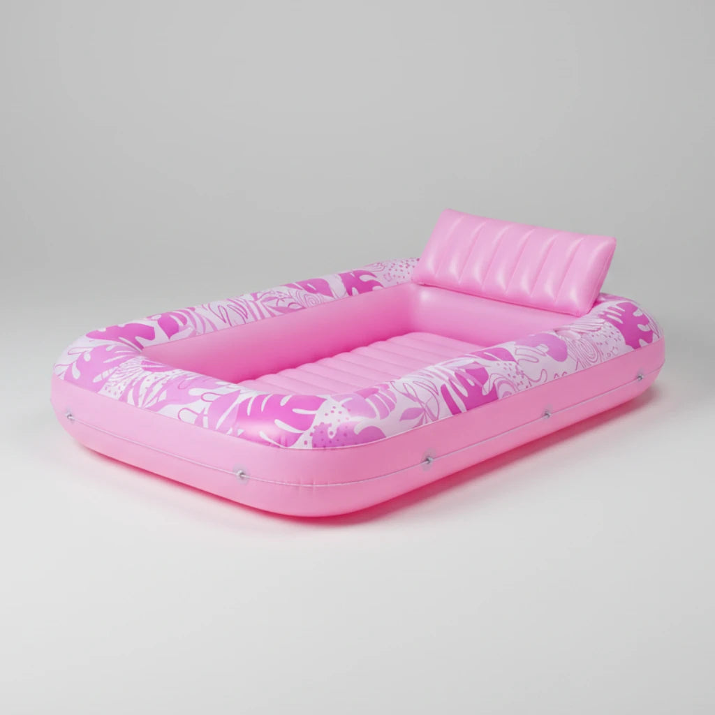 The Sunbather Inflatable Tanning Pool - Pink