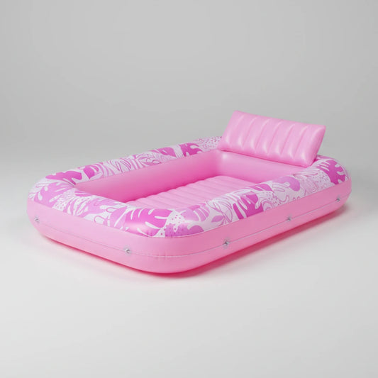 The Sunbather Inflatable Tanning Pool - Pink