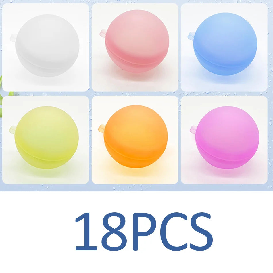 Reusable Silicone Water Balloons | Quick-Fill Self-Sealing Splash Balls