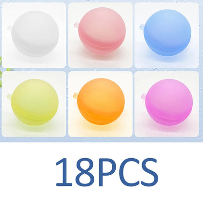 Reusable Silicone Water Balloons | Quick-Fill Self-Sealing Splash Balls
