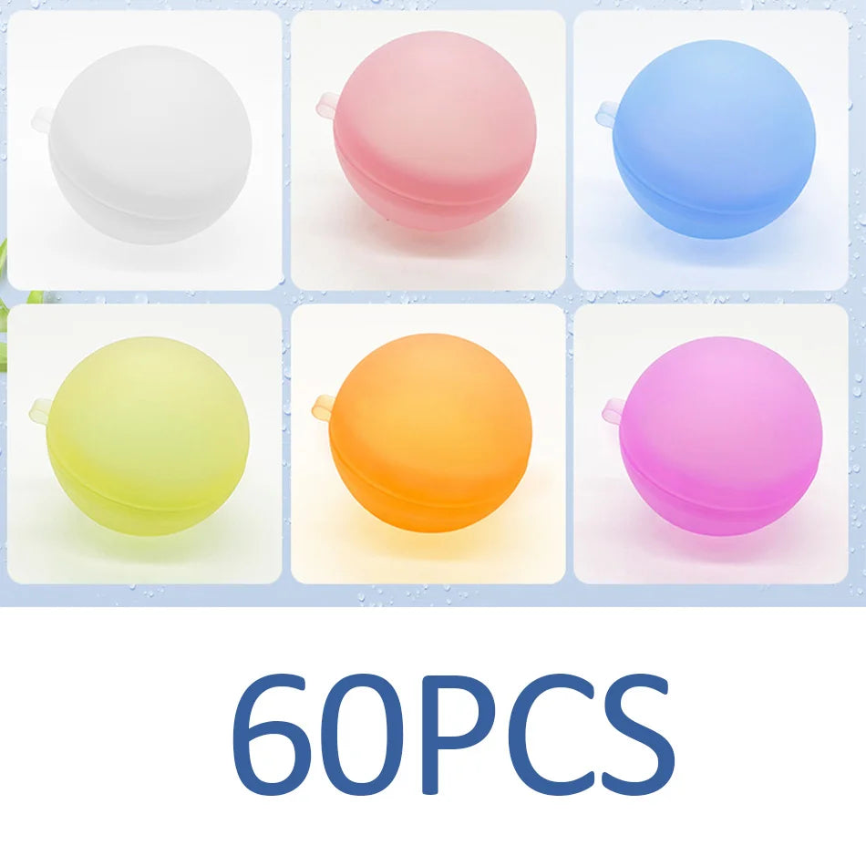 Reusable Silicone Water Balloons | Quick-Fill Self-Sealing Splash Balls
