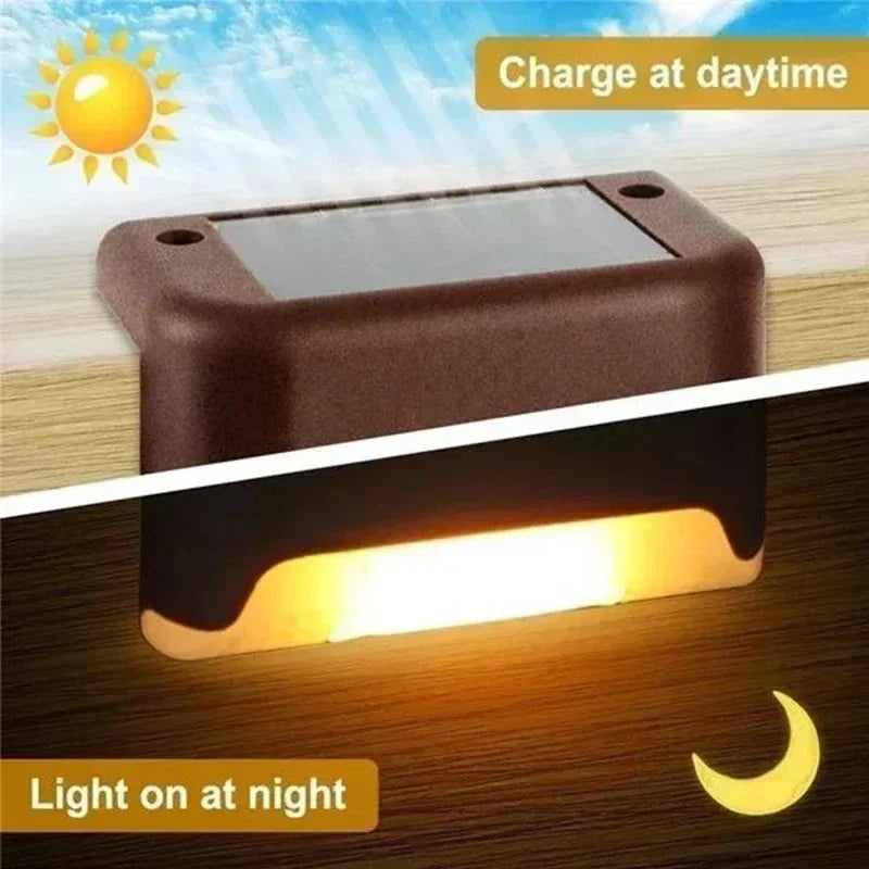 Waterproof Solar Deck & Step Lights – Outdoor LED Stair Lamp Multi-Pack for Patios, Pathways, Fences, and Backyard Garden Decor